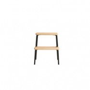 Woud - Slalom Step Stool Oak/Black