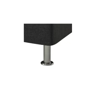 Modell 10 sängben, 4 st. - polerad krom (H:12cm)