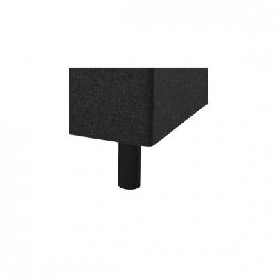 Modell 11 sängben, 4 st. - svart trä (H:12cm)