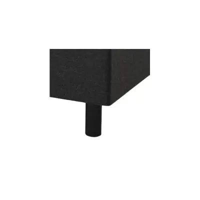 Modell 11 sängben, 4 st. - svart trä (H:12cm)