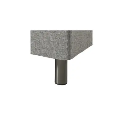 Modell 20 sängben, 4 st. - Borstad aluminium (H:12cm)