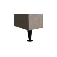 Modell 30 sängben, 4 st. - champagne svart metall (H:12cm)