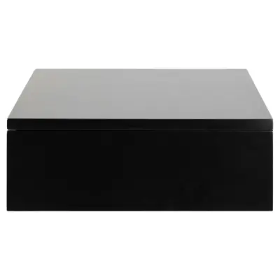 ACT NORDIC Avignon vägghängt sängbord, m. 1 låda - svart MDF (37x32)