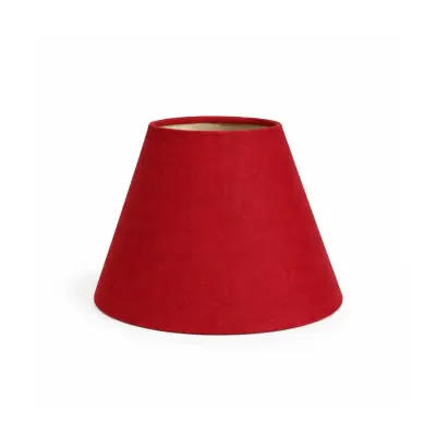 BERGO Lampskärmar Leo 25 lampskärm Linen Red