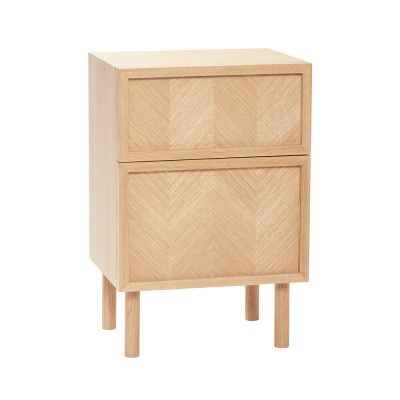 Hübsch - Herringbone Sängbord Natur