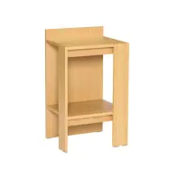 Hübsch - Merge nattduksbord i ljus ek, höjd 70 cm –
