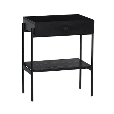 Hübsch - Noir Sängbord Svart