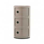 Kartell - Componibili 3 Sidobord Taupe