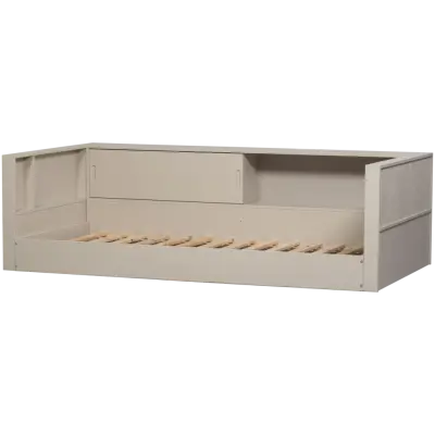 WOOOD Carter juniorsäng, med förvaring, utan ribbor - dammig furu (90x200)