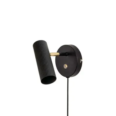 Globen Lighting - Hubble vägglampa svart