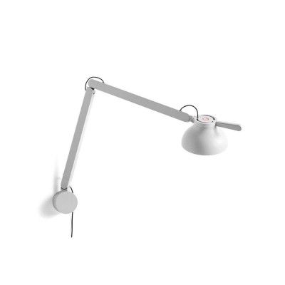 HAY - PC Double Arm Vägglampa Ash Grey