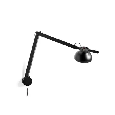 HAY - PC Double Arm Vägglampa Soft Black