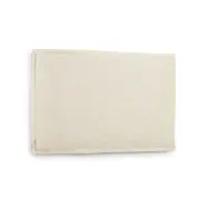 KAVE HOME Tanit sänggavel, med avtagbart lock - vitt linne (för 160 cm sängar)