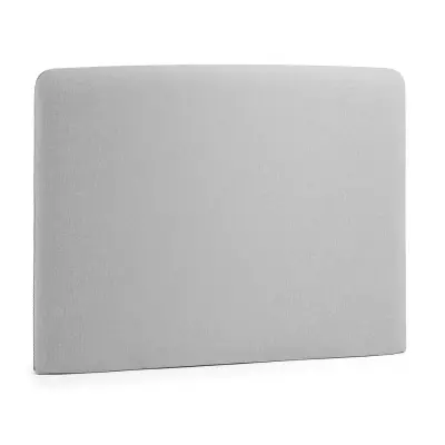 KAVE HOME Dyla sänggavel, med avtagbartöverdrag - grått tyg (för 90 cm säng)