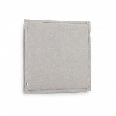 KAVE HOME Tanit sänggavel, med avtagbart lock - grått linne