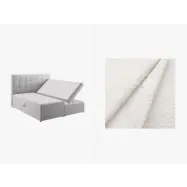 MICADONI Boxspring Bäddset: Sänggavel + Boxresår/madrass + toppmadrass,"Mamaia", 210x180x125