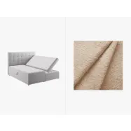 MICADONI Boxspring Bäddset: Sänggavel + Boxresår/madrass + toppmadrass,"Mamaia", 210x180x125