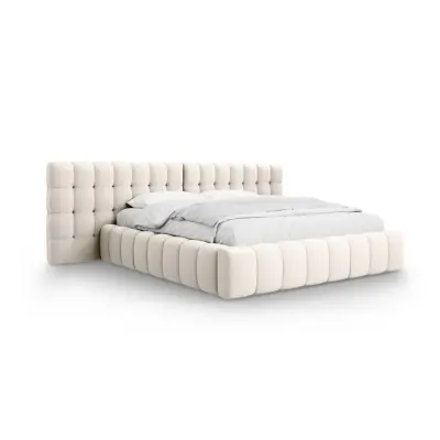 MICADONI  Säng med förvaring och dubbel huvudgavel,