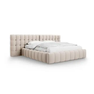 MICADONI  Säng med förvaring och dubbel huvudgavel,