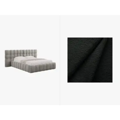 MICADONI  Sammetssäng med förvaring och dubbel huvudgavel,