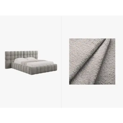 MICADONI  Sammetssäng med förvaring och dubbel huvudgavel,