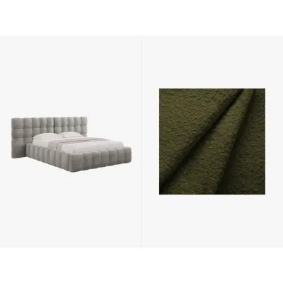 MICADONI  Sammetssäng med förvaring och dubbel huvudgavel,