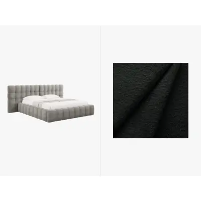 MICADONI  Sammetssäng med förvaring och dubbel huvudgavel,