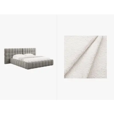 MICADONI  Sammetssäng med förvaring och dubbel huvudgavel,