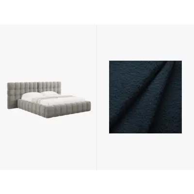 MICADONI  Sammetssäng med förvaring och dubbel huvudgavel,