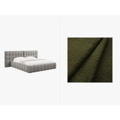 MICADONI  Sammetssäng med förvaring och dubbel huvudgavel,