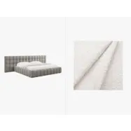 MICADONI  Sammetssäng med förvaring och dubbel huvudgavel,"Mamaia", 230x300x100