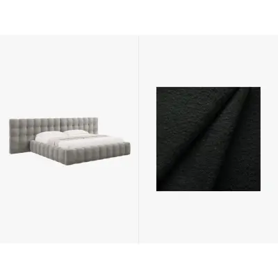 MICADONI  Sammetssäng med förvaring och dubbel huvudgavel,