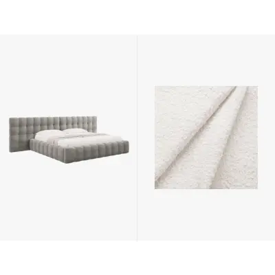 MICADONI  Sammetssäng med förvaring och dubbel huvudgavel,