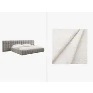 MICADONI  Sammetssäng med förvaring och dubbel huvudgavel,"Mamaia", 230x350x100