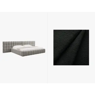 MICADONI  Sammetssäng med förvaring och dubbel huvudgavel,