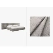 MICADONI  Sammetssäng med förvaring och dubbel huvudgavel,"Mamaia", 230x350x100