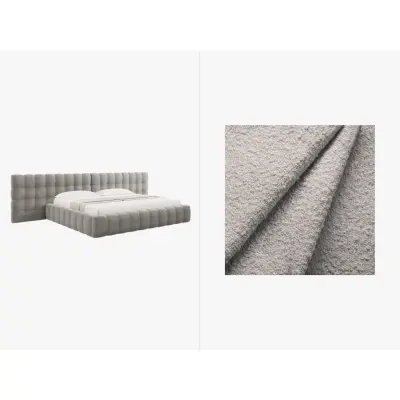 MICADONI  Sammetssäng med förvaring och dubbel huvudgavel,