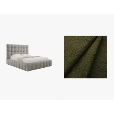 MICADONI  Sammetssäng med förvaring och huvudgavel,