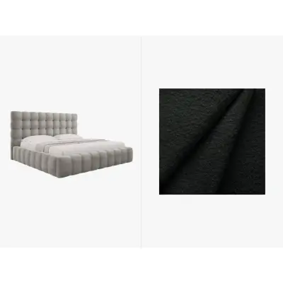 MICADONI  Sammetssäng med förvaring och huvudgavel,