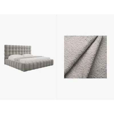 MICADONI  Sammetssäng med förvaring och huvudgavel,