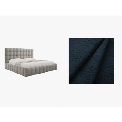 MICADONI  Sammetssäng med förvaring och huvudgavel,