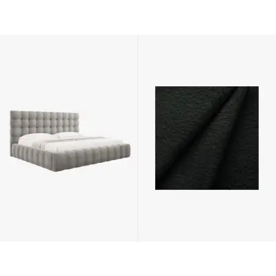 MICADONI  Sammetssäng med förvaring och huvudgavel,