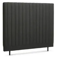 Randgavel, höjdjusterbar - antracitgrå polyesterväv (L:140)