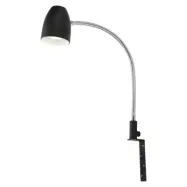 SANDNES sänglampa, svart/krom