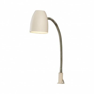 SANDNES sänglampa, vit/krom