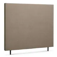 Vanlig sänggavel, höjdjusterbar - antilop beige polyestertyg (L:140)