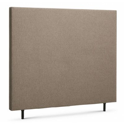 Vanlig sänggavel, höjdjusterbar - antilop beige polyestertyg (L:140)