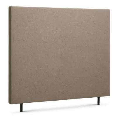 Vanlig sänggavel, höjdjusterbar - antilop beige polyestertyg (L:140)