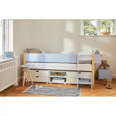 Manis-H Ariel enkelsäng med ribbor och förvaring - 200 cm - 90x200