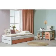 Manis-H Ull Enkelsäng med lådor - 200 cm - 90x200